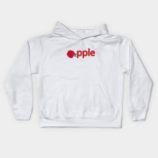 Apple creative design Kids Hoodie